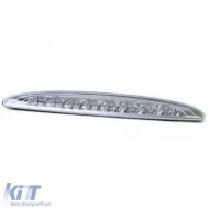 Dritte LED-Bremsleuchte mit klarem Glas und Chrom geeignet für Mini One Cooper S R50 R53 2001-2006-image-6195135