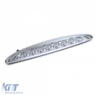 Dritte LED-Bremsleuchte mit klarem Glas und Chrom geeignet für Mini One Cooper S R50 R53 2001-2006-image-6195137