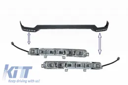 image-68-DRL LED Światła dla spoilera przedniego zderzaka do Mercedesa G-Class W463 89-17