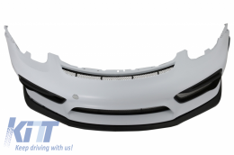 Предна Броня с DRL LED подходяща за Porsche Cayman 981C & Boxster 981 (2012-2016) GT4 Дизайн-image-6059742