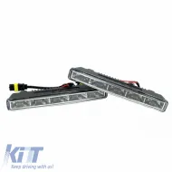 DRL Set Day Lights Universal DRL 501 HP Mini 12-24 Volt 10.64 Watt 187 x 23.5 x 46mm 2 Pieces-image-6300981