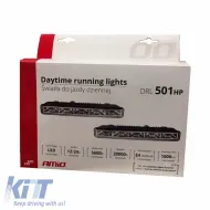 DRL Set Day Lights Universal DRL 501 HP Mini 12-24 Volt 10.64 Watt 187 x 23.5 x 46mm 2 Pieces-image-6300984