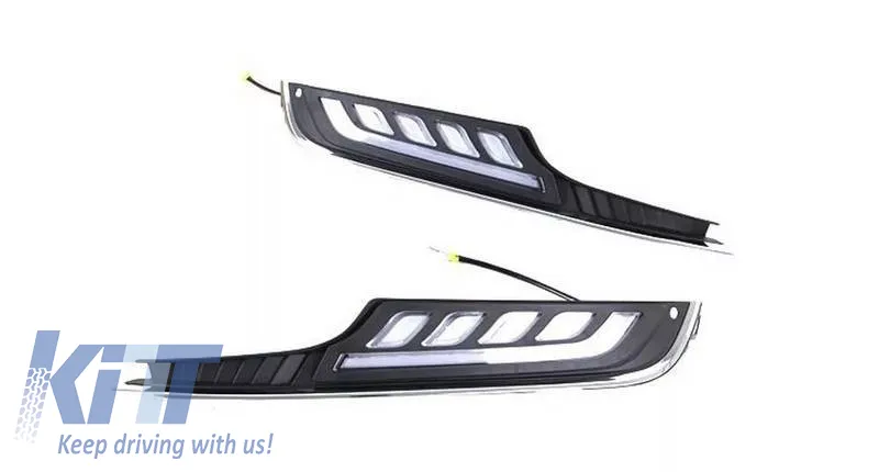 DRL Set suitable for VW Golf VII (7) 13-17 With Normal Bumper DRL & Dynamic Signal 2 Pieces