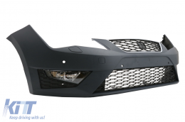 Предна Броня с DRL светлини подходяща за Seat Leon 5F (2013-10.2016) FR Дизайн-image-6051527