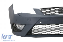 Предна Броня с DRL светлини подходяща за Seat Leon 5F (2013-10.2016) FR Дизайн-image-6051528