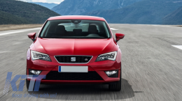 Предна Броня с DRL светлини подходяща за Seat Leon 5F (2013-10.2016) FR Дизайн-image-6051531