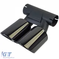 Dual Pipe GTS Endrohr Schwarz geeignet für Porsche 718 Cayman Boxster 982 2016-2020-image-6199871