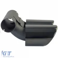Dual Pipe GTS Endrohr Schwarz geeignet für Porsche 718 Cayman Boxster 982 2016-2020-image-6199874