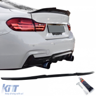 image-9-Ducktail Heckspoiler glänzend schwarz, geeignet für BMW 4er F32 Coupe 2013-2021