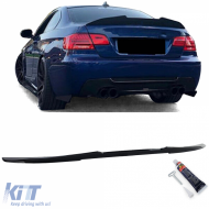 image-1-Ducktail Heckspoiler schwarz glänzend geeignet für BMW 3er E92 Coupe 06-13