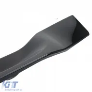 Ducktail rear spoiler black gloss fits Audi A5 8T Coupe 8F Cabrio 07-16-image-6261691
