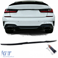 Ducktail rear spoiler gloss black suitable for 3 Series BMW G20 sedan from 2019 - ODSB6014106