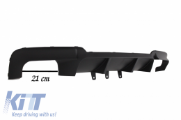 Dupla Kimenetes Levegő Diffúzor BMW 5 Series F10 F11 (2011-2017) M-Performance Design-image-6064428