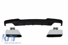 image-47-
Dupla kipufogónyílásos diffúzor BMW F10 5 (2011-2017) modellekhez, M-performance Dizájn, V8 LCI négyzet alakú kipufogóvégekkel