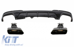 
Dupla kipufogóvéges diffúzor BMW F10 F11 11-17 modellekhez, kipufogóvég, M-performance dizájn-image-6055945