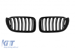 Dupla lamellás vese fekete lakk színben BMW X3 F25 2014-2017, X4 F26 2014-2018 modellekhez-image-6145569