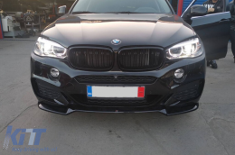 Dupla lamellás vese hűtőrács fekete lakk kivitelben BMW X5 F15 2013-2018, X6 F16 2014-2019 modellekhez-image-6145621