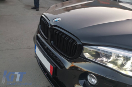 Dupla lamellás vese hűtőrács fekete lakk kivitelben BMW X5 F15 2013-2018, X6 F16 2014-2019 modellekhez-image-6145622
