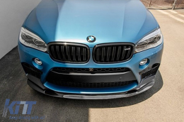 Dupla lamellás vese hűtőrács fekete lakk kivitelben BMW X5 F15 2013-2018, X6 F16 2014-2019 modellekhez-image-6145624