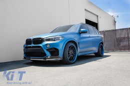 Dupla lamellás vese hűtőrács fekete lakk kivitelben BMW X5 F15 2013-2018, X6 F16 2014-2019 modellekhez-image-6145626