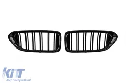 Dupla lamellás vese hűtőrács fekete lakk kivitelben BMW 6-os GT G32 2017-2020-image-6145781