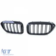 Dupla lamellás vese hűtőrács Performance fényes fekete BMW 5-ös G30 G31 2017-2020-image-6200960
