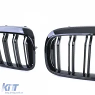 Dupla lamellás vese hűtőrács Performance fényes fekete BMW 5-ös G30 G31 2017-2020-image-6200963