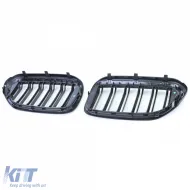 Dupla lamellás vese hűtőrács Performance fényes fekete BMW 5-ös G30 G31 2017-2020-image-6200966