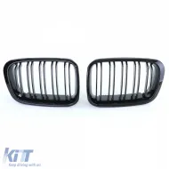 Dupla lamellás vese hűtőrács Performance fényes fekete BMW 3-as E46 1998-2001-image-6207196