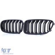 Dupla rácsos Performance fekete vese hűtőrács BMW 5-ös F10 F11 2010-2017-image-6201926