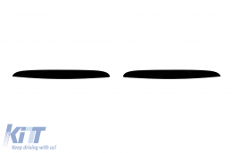 Dupla rácsos vese fekete lakk színben BMW 3-as E90 sedan, E91 touring 2005-2008 modellekhez-image-6143358