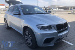 Dupla rácsos vese fekete lakk színben BMW X5 E70 2007-2013, X6 E71 2008-2011 modellekhez-image-6145613