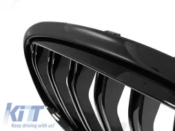 Dupla rácsos vese hűtőrács fekete lakk színben BMW 2-es F45 Active Tourer, F46 Gran Tourer 2014-2018 modellekhez-image-6146940