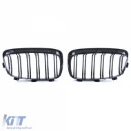 Dupla rácsos vese hűtőrács Performance fényes fekete BMW 1-es F20 F21 2010-2014-image-6192863