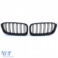 Dupla rácsos vese hűtőrács Performance fényes fekete BMW 3-as F30 F31 2011-2019-image-6206429