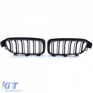 Dupla rácsos vese hűtőrács Performance fényes fekete BMW 3-as F30 F31 2011-2019-image-6206430