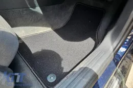 Dupla rétegű szövet szőnyeg garnitúra Audi A6 sedan, kombi 2004-2006, 4 darabos szett, fekete-image-6241036