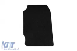 Dupla rétegű szövet szőnyeg garnitúra Mitsubishi Colt 2010-2013, 3 ajtós, 4 részes szett, fekete, Petex, Rex szövet-image-6240892