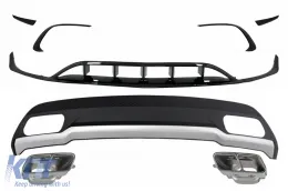 image-15-Dyfuzor dla Mercedes W176 15-18 Sport Wyczerpaбн Porady Rozgałęźniki Płetwy Aero