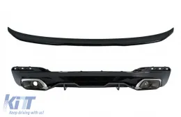 image-0-Dyfuzor Porady Spojler bagażnika Dla BMW 5 G30 16-19 540 M Performance Look Węgiel