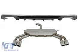 image-50-Dyfuzor System wydechowy dla Audi A3 8 V Facelift 2016-2019 Standard S3 Look