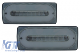 
Dynamic LED-es hátsó lámpa, ködlámpával és irányjelzőkkel Mercedes G-osztály W463 89-15 részére-image-6046918