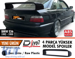 image-35-E36 LTW Heckspoiler Roh-ABS / 1990-2000 (4 Teile)