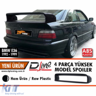 E36 LTW Rear Spoiler Raw ABS / 1990-2000 (4 Piece) - DTSB6026124
