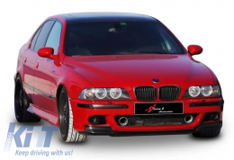 E39 M5 Front Flaps Piano Black Vacuum Plastic / 1995-2003