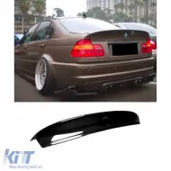 image-3-E46 CSL Rear Trunk Spoiler Piano Black ABS / 1997-2006 (4 Doors)