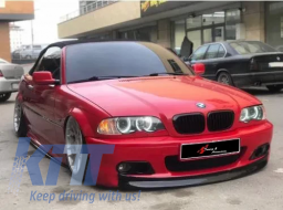 image-39-E46 M Sport / M Technic CSL Frontlippe Klavier Schwarz Vakuum Kunststoff / 1997-2006