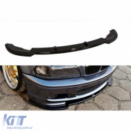 image-20-E46 M Sport / Technic Max V1 Front Lip Piano Black Vacuum Plastic / 1997-2006