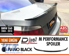 image-10-E60 M Performance Design Design Style Heckspoiler Piano Schwarz ABS / 2004-2010