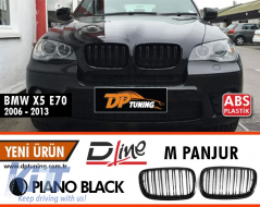 image-34-E70 X5 M Frontgrill Klavierlack ABS / 2006-2013